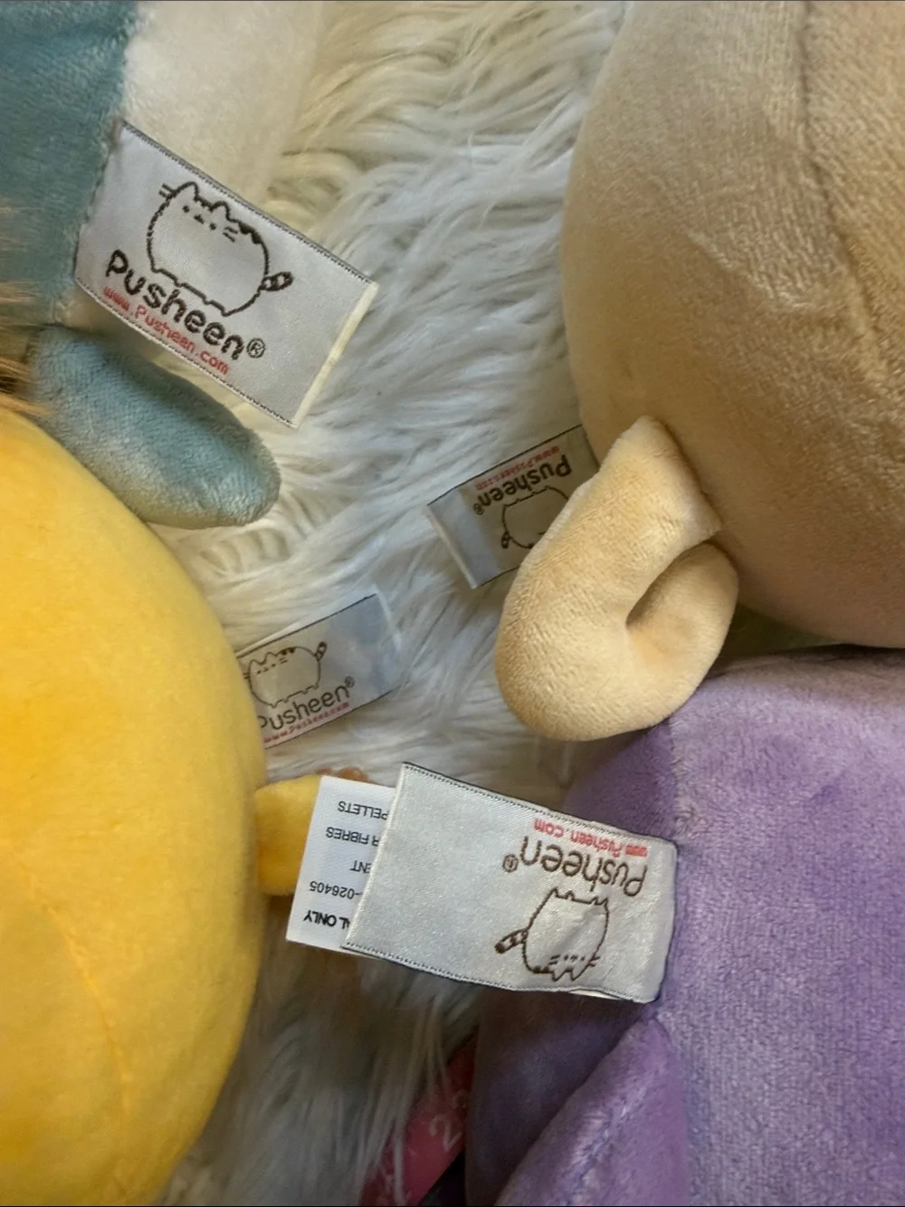 Pusheen lot of 4 Pug Lion Narwhal Pterodactyl Gund plush stuffed animals